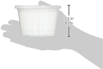 Deli Food Storage Containers with Lids, 16 Ounce (48 Count)