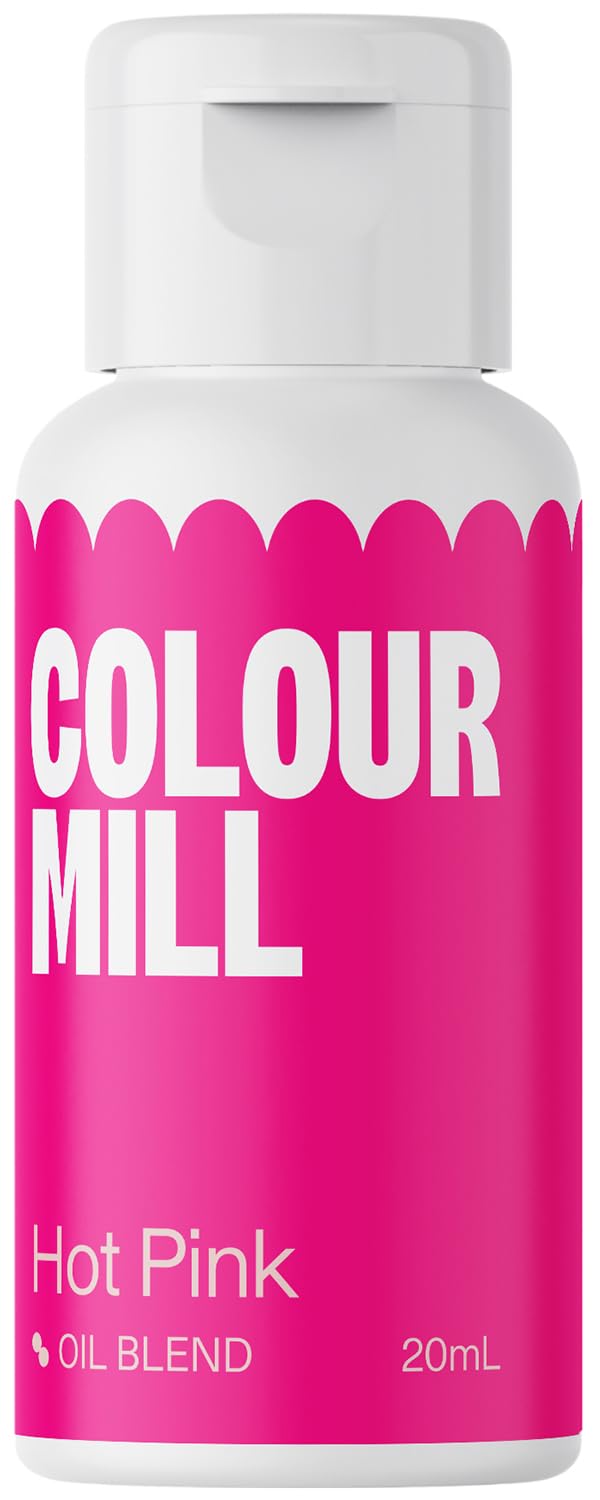 Colour Mill Oil-Based Food Coloring, 20 Milliliters Hot Pink