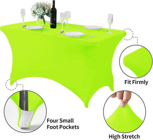 Spandex Table Cover for 4FT Table Universal Fitted