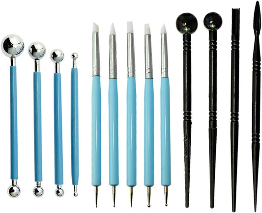 13pcs Polymer Modeling Clay Sculpting Tools, Dotting Pen