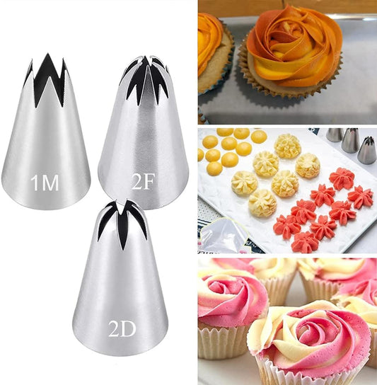 Icing Piping Tip Set,3 Large