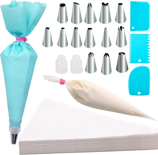 Piping Bags Pastry Bag 100PCS 2 Couplers