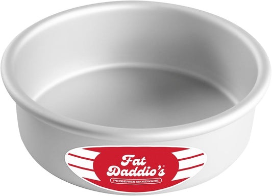 Round Cake Pan, 6 x 2 Inch, Silver