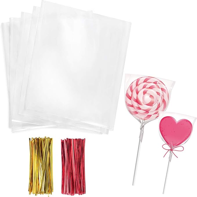 Cello Cellophane Treat Bags,200 PCS 3x5 Inches (Copy)