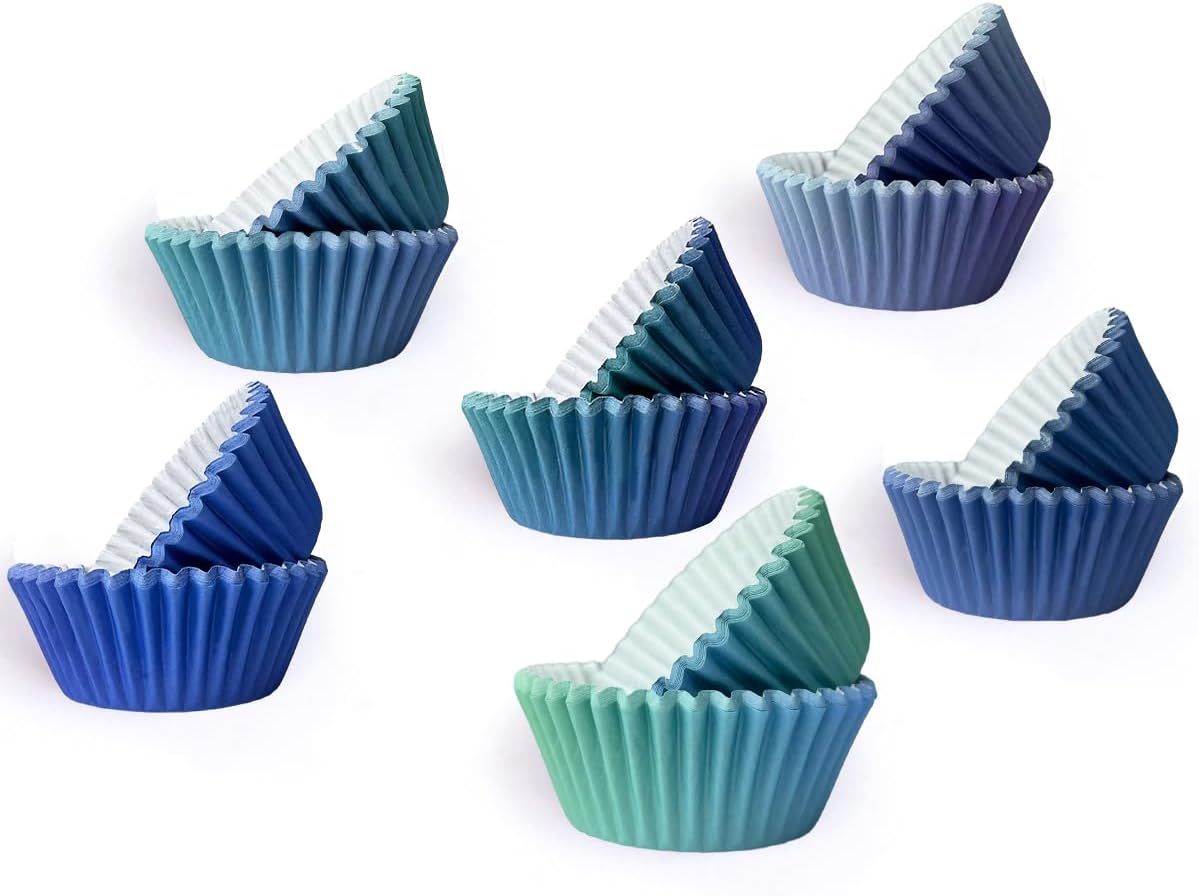 300PCS Standard Gradient Cupcake Liners Cupcake Cups