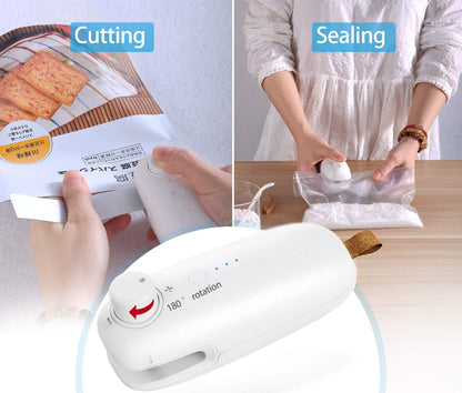 Mini Bag Sealer USB Rechargeable Heat Sealer