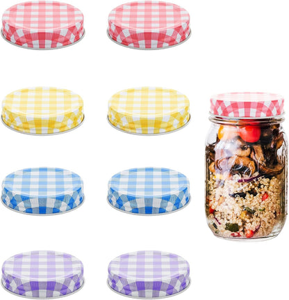 8 Pcs Regular Mouth Mason Jar Lids