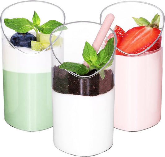 3 oz 30 Pack Small Plastic Dessert Cups