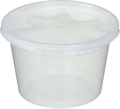 Deli Food Storage Containers with Lids, 16 Ounce (48 Count)