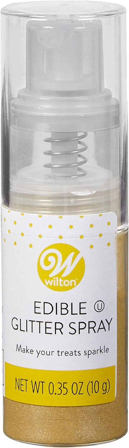 Wilton Edible Gold Glitter Spray, 0.35 oz