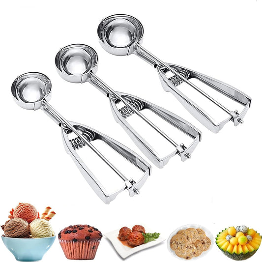 3Pcs Cookie Scoop Set