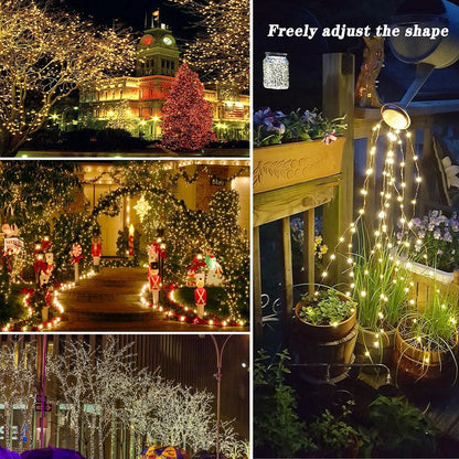 4-Pack 160FT 400 LED Solar String Lights